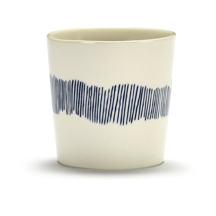 Tazza da caffè Ottolenghi Feast 25 cl confezione da 4 - White stripes-blue - Serax