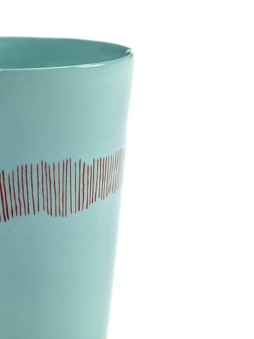 Tazza da tè Ottolenghi Feast 33 cl confezione da 4 - Azure stripes-red - Serax