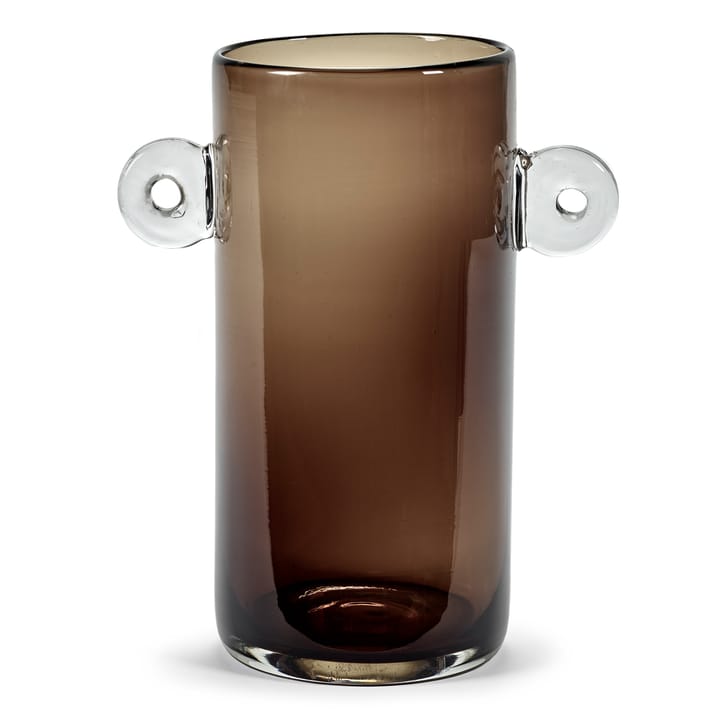 Vaso con manici Wind & Fire 31 cm, marrone scuro Serax