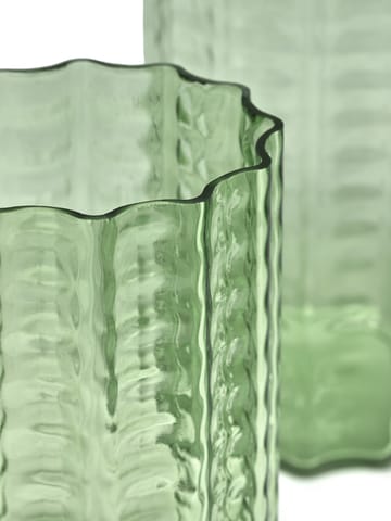 Vaso Waves 05 Ø16x35 cm - Green-clear - Serax