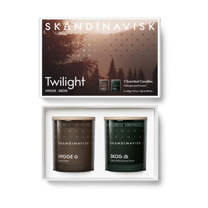 Set regalo candela profumata Twilight 2 pezzi - 65 g - Skandinavisk