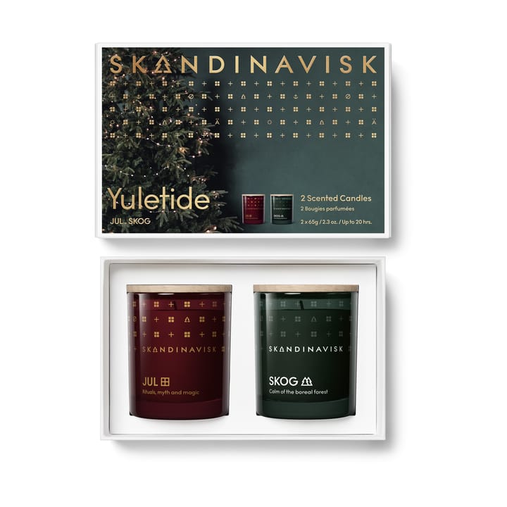 Set regalo candela profumata Yuletide 2 pezzi - 65 g - Skandinavisk