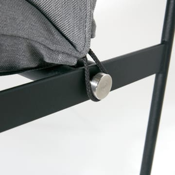 Divano a 2 posti Slow - Sunbrella grigio-struttura in acciaio nero - SMD Design