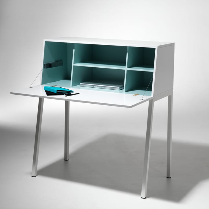 Secretaire Mormor, laccato bianco, laccato bianco SMD Design