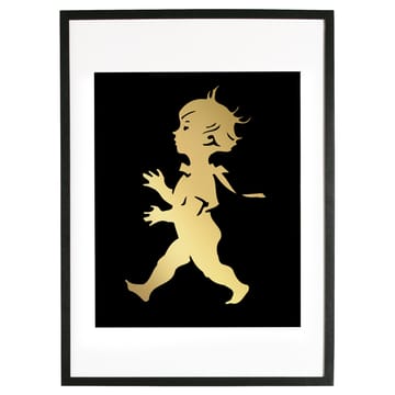 Poster Solstickan 50x70 cm - Oro, nero - Solstickan Design