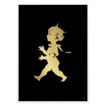 Poster Solstickan 50x70 cm - Oro, nero - Solstickan Design