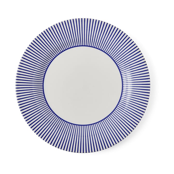 Piatto Steccato Ø28 cm - Blu-bianco - Spode