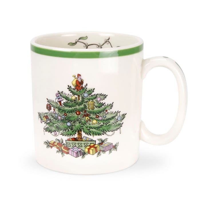 Tazzina Christmas Tree 22 cl, White-green-red Spode