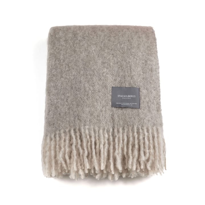 Plaid Mohair - Light taupe & brindle melange - Stackelbergs