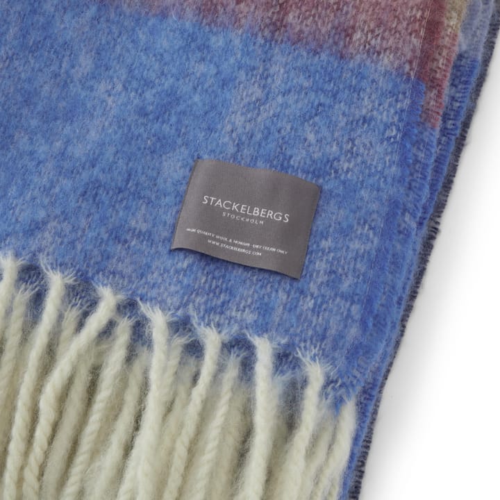 Plaid Mohair - Stripe Blue, Azzurro & Camel - Stackelbergs