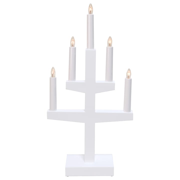 Arco di candele dell'Avvento Trapp 46 cm - Bianco - Star Trading