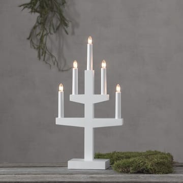 Arco di candele dell'Avvento Trapp 46 cm - Bianco - Star Trading