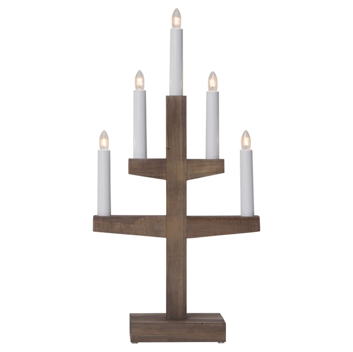 Arco di candele dell'Avvento Trapp 46 cm - Marrone - Star Trading