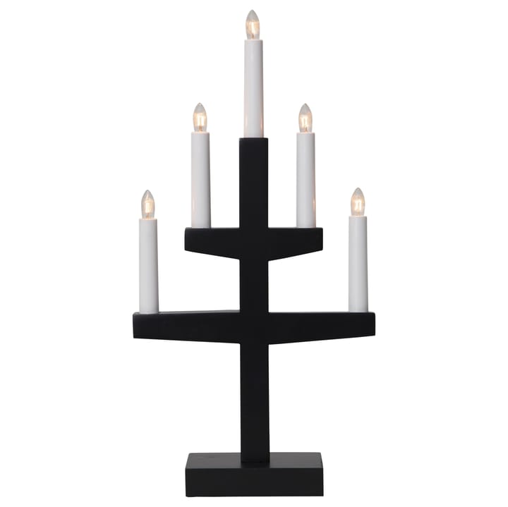 Arco di candele dell'Avvento Trapp 46 cm - Nero - Star Trading