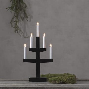 Arco di candele dell'Avvento Trapp 46 cm - Nero - Star Trading