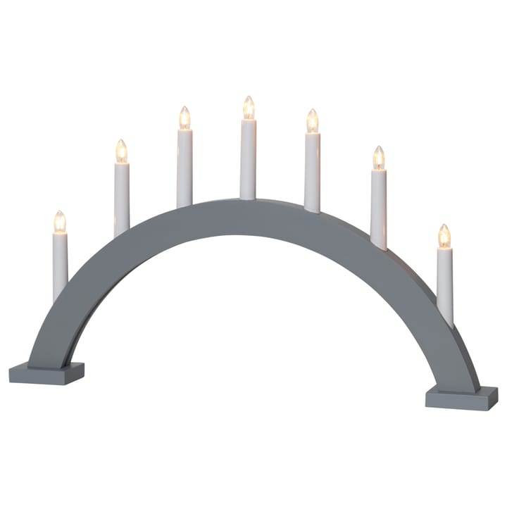 Arco di candele dell'Avvento Trapp - Grigio - Star Trading