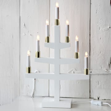 Arco di candele Trapp 54 cm - Bianco - Star Trading