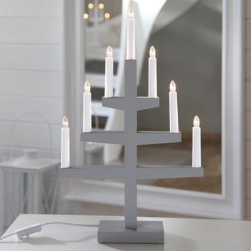 Arco di candele Trapp 54 cm - Grigio - Star Trading