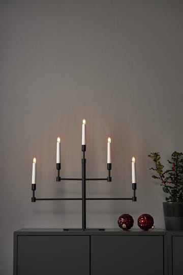 Candelabro dell'Avvento Vide - Nero - Star Trading