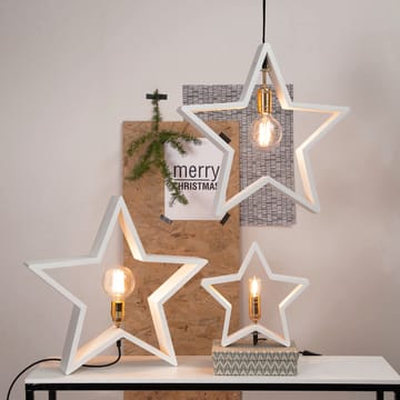 Stella dell'Avvento da tavolo Lysekil 48 cm - bianco - Star Trading