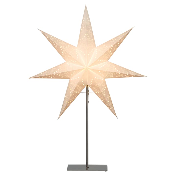 Stella dell'Avvento Sensy con base, 78 cm - Bianco - Star Trading