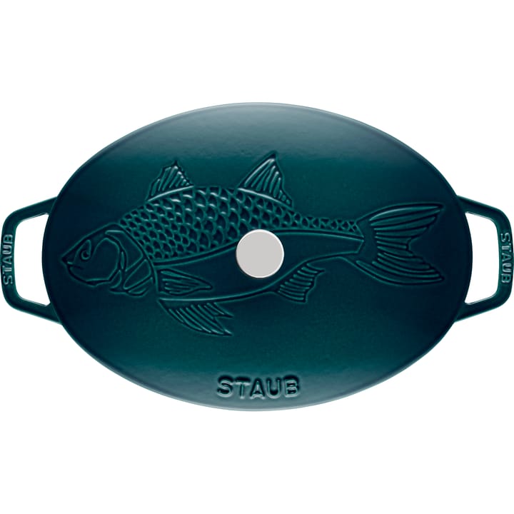 Casseruola ovale La Mer - smaltata a tre strati, 32 cm STAUB