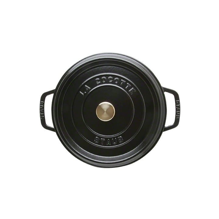 Casseruola Staub rotonda 3,8 L, nero STAUB