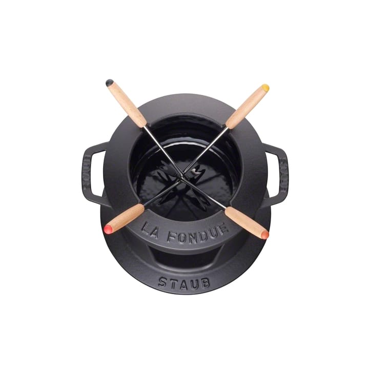 Set fonduta Staub 1,1 L, nero STAUB