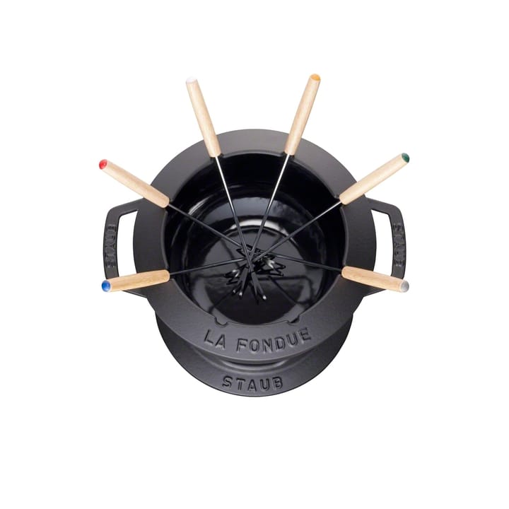 Set fonduta Staub 1,65 L, nero STAUB