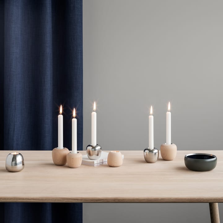 Candeliere Ora legno - grande - Stelton