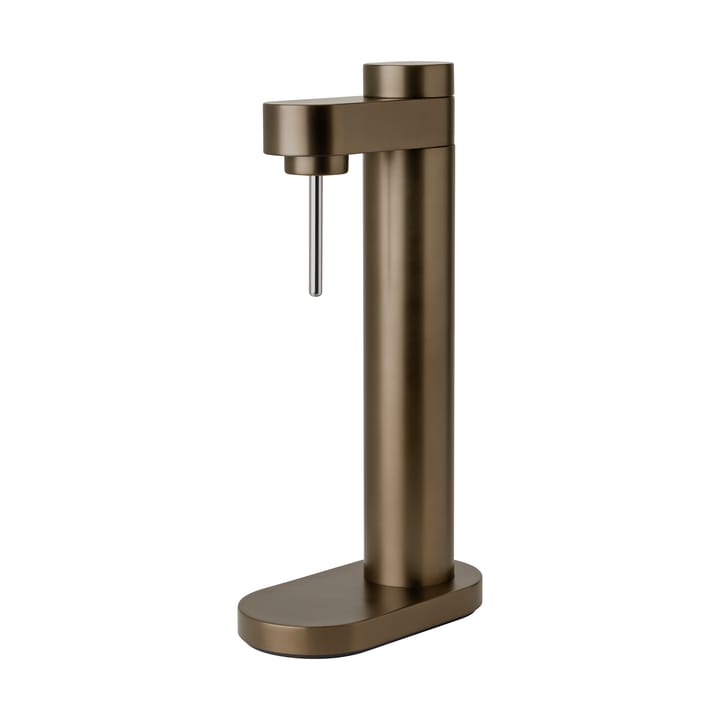 Gasatore acqua frizzante Brus, Dark brown metallic Stelton