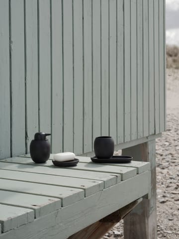 Portasapone Fjord Ø11 cm - Black - Stelton