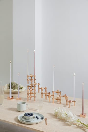 Candela STOFF by ester & erik, confezione da 6 - dusty rose - STOFF