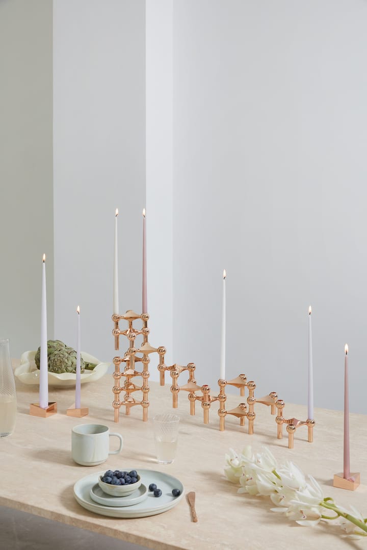 Candela STOFF by ester & erik, confezione da 6, dusty rose STOFF