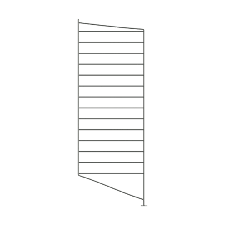 Montante da pavimento String - Mörkgrå, 85x30 cm, confezione da 1 - String