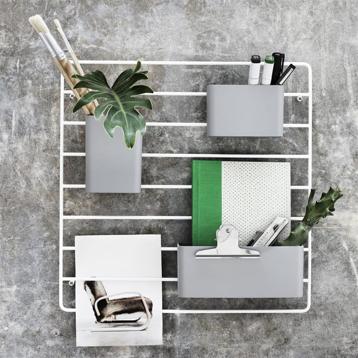 Organizer Grid 3 pezzi, Grigio String