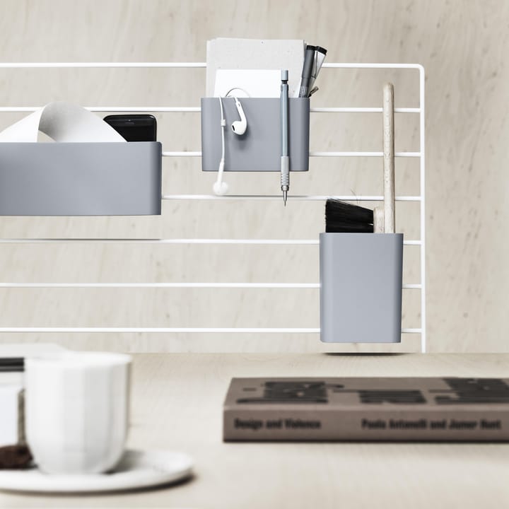 Organizer Grid 3 pezzi, Grigio String