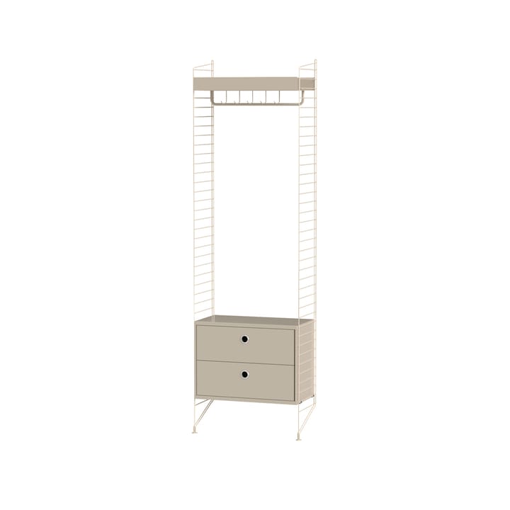 Scaffale da ingresso String beige - combinazione M - undefined - String