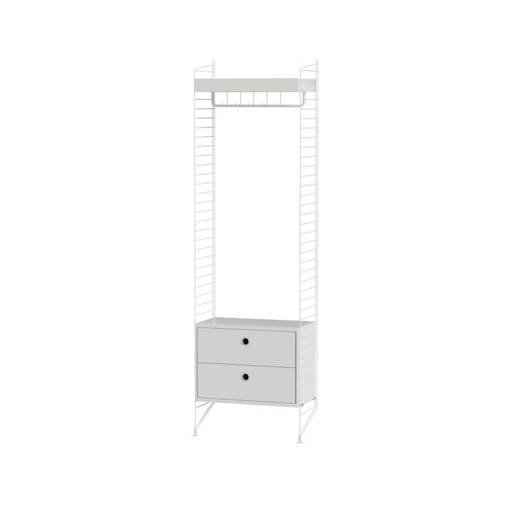 Scaffale da ingresso String bianco - combinazione M - undefined - String