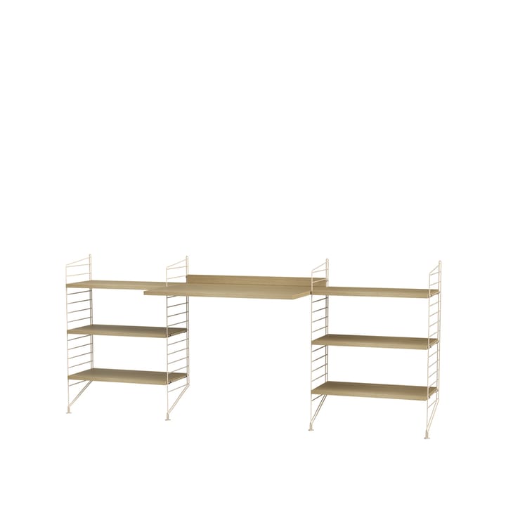 Scaffale da ufficio String rovere e beige - combinazione D - undefined - String