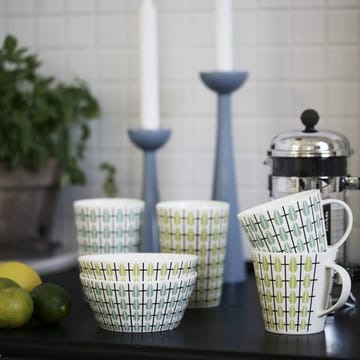 Tazza Olivia - bianco-lime - Superliving