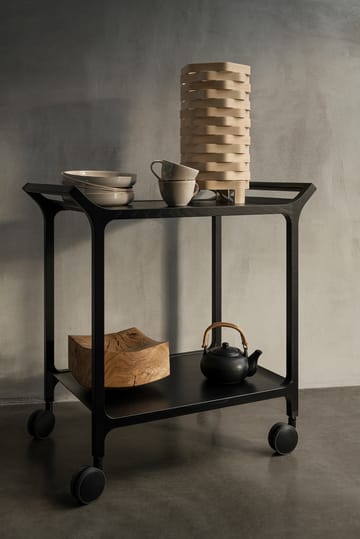 Carrello da servizio Teatime - Frassino nero smaltato - Swedese