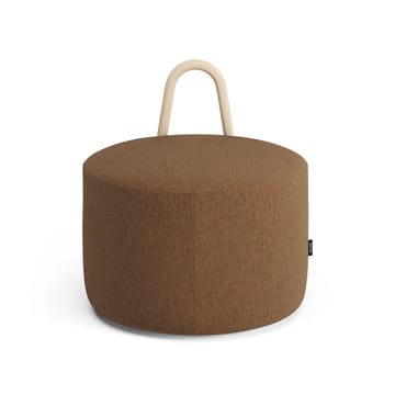 Pouf bosso medio laccato naturale con ruote Amstelle - Main Line Flax 15 - Swedese