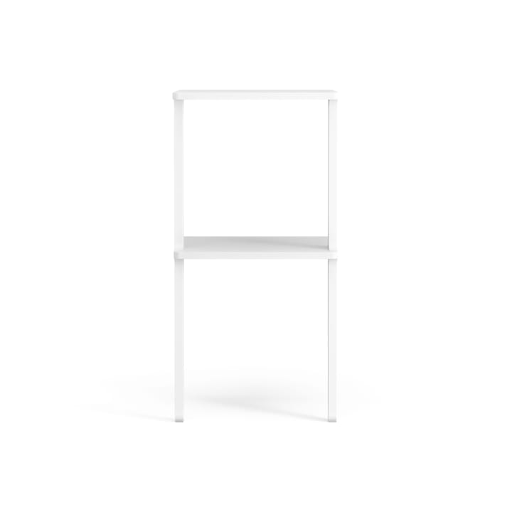 Scaffale Libri 2 mensole, Frassino bianco smaltato Swedese