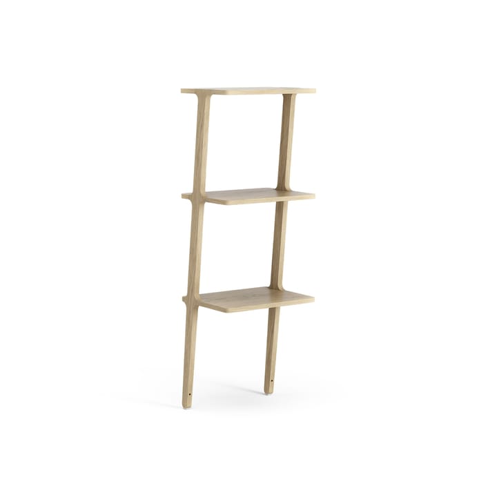 Scaffale Libri 3 mensole, Rovere laccato Swedese