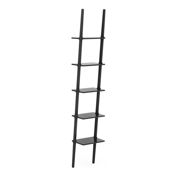 Scaffale Libri 5 mensole, Frassino nero smaltato Swedese