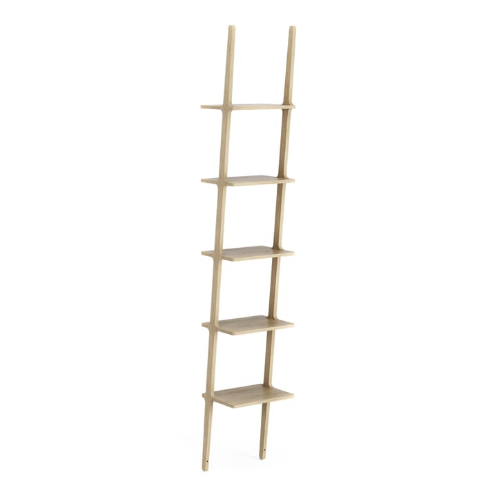 Scaffale Libri 5 mensole, Rovere laccato Swedese