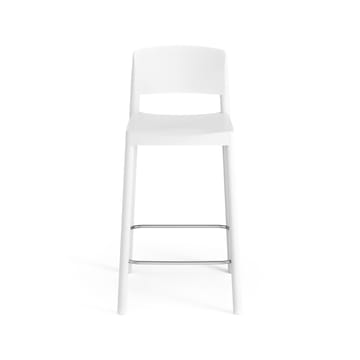 Sgabello da bar Grace 63 cm - Frassino bianco smaltato - Swedese