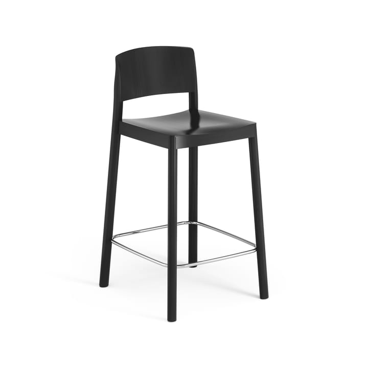 Sgabello da bar Grace 63 cm - Frassino nero smaltato - Swedese