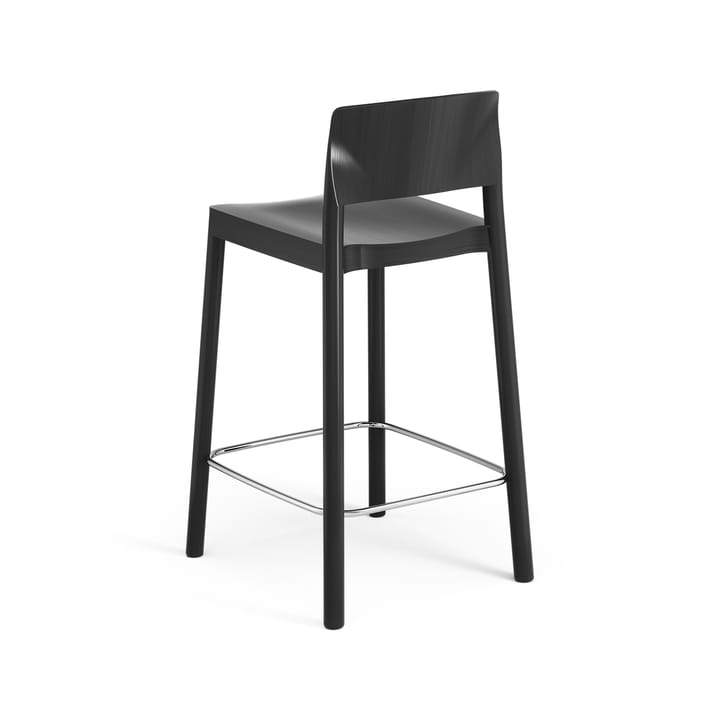 Sgabello da bar Grace 63 cm, Frassino nero smaltato Swedese